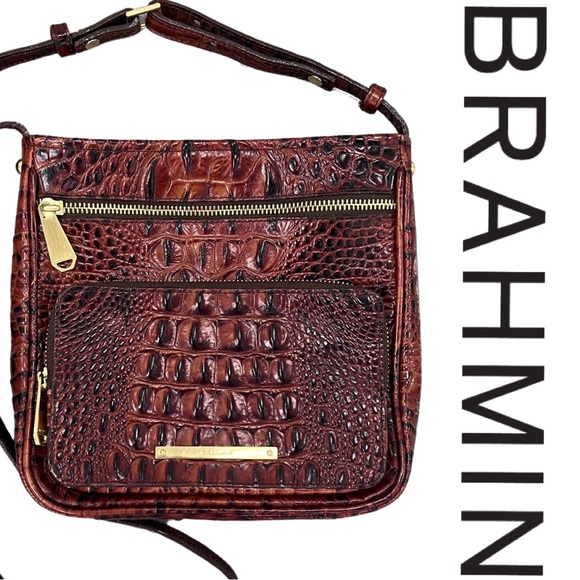 Brahmin Bags 75 Brahmin Tilda Croc Embossed Leather Crossbody